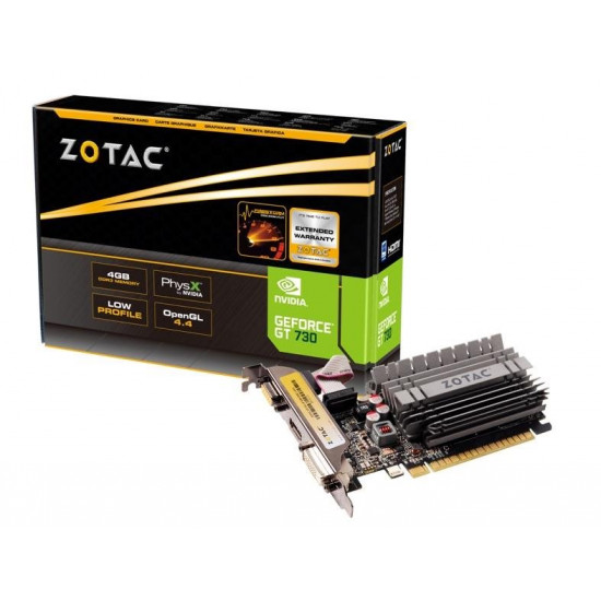 GT730 4GB Zotac passiv LP DDR3