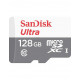 SanDisk Ultra microSDXC 128GB 100MB/s Class 10 UHS-I (4x6 pack size), EAN: 0619659196509