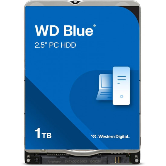 1TB WD WD10SPZX Blue 5400RPM 7mm 128MB*