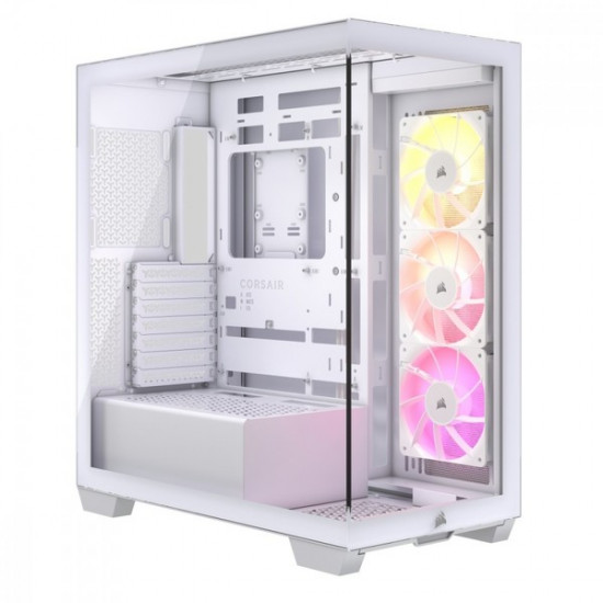 CORSAIR iCUE LINK 3500X RGB Tempered Glass Mid-Tower PC Case White