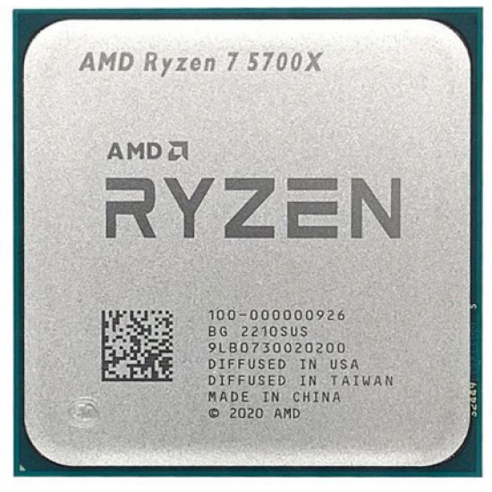 CPU|AMD|Desktop|Ryzen 7|5700X|Vermeer|3400 MHz|Cores 8|32MB|Socket SAM4|65 Watts|OEM|100-000000926