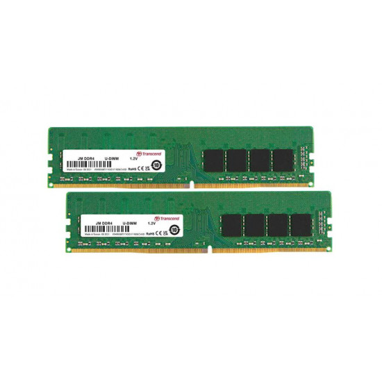 TRANSCEND 16GB KIT JM DDR4 2666Mhz U-DIMM 1Rx16 1Gx16 CL19 1.2V