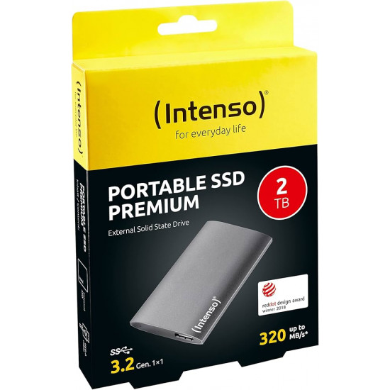 2TB Intenso PREMIUM Portable USB 3.0 black