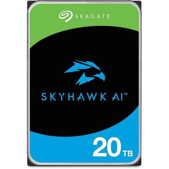 Seagate SkyHawk AI 20 TB internal hard drive 12 TB 7200 RPM 512 MB 3.5" Serial ATA III