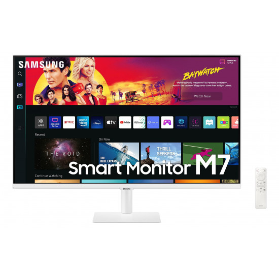 80cm/32inch (3840x2160) Samsung S32CM703UU 16:9 4K 60Hz 4ms HDR10 HDMI USB-C VESA Pivot LS White