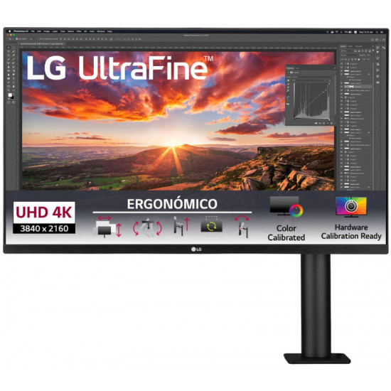 LG 32UN880P-B computer monitor 81.3 cm (32") 3840 x 2160 pixels 4K Ultra HD Black