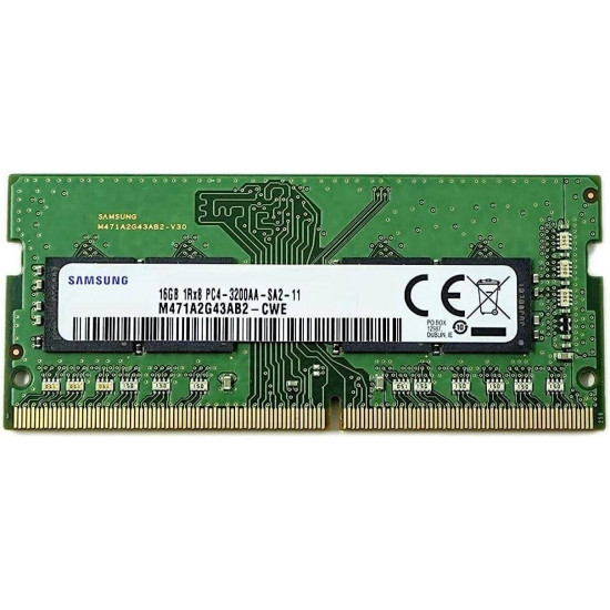 Samsung SO-DIMM 16GB DDR4 1Rx8 3200MHz PC4-25600 M471A2G43CB2-CWE