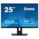 63,36cm/25inch (1920x1200) Iiyama Prolite XUB2595WSU-B5 LED IPS 16:10 4ms VGA HDMI DP USB LS Pivot Black