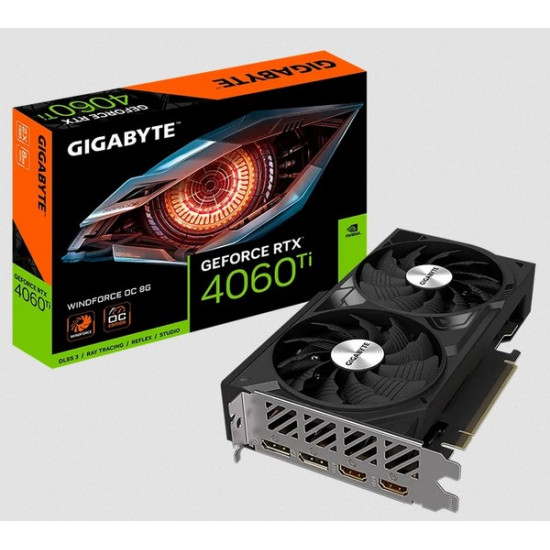 Karta graficzna Gigabyte GeForce RTX 4060 Ti WINDFORCE OC 8GB GDDR6