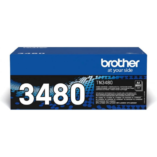 BROTHER TN3480 Toner Cartridge Black High Yield