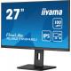 68,6cm/27inch (1920x1080) Iiyama ProLite XUB2793HSU-B6 16:9 FHD IPS 100Hz 1ms HDMI DP Pivot VESA Speaker Black