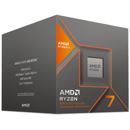 AMD AM5 Ryzen 7 8700G Box 3,8GHz MAX 5,1GHz 8xCore 16xThreads 24MB 65W