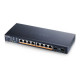 ZYXEL XMG1915-10EP, 8-PORT 2.5GBE, 2 SFP+, 8 X POE++ 130W SMART SWITCH, HYBRID MODE, STANDALONE OR NEBULAFLEX CLOUD