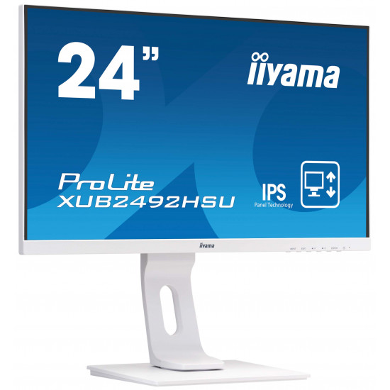 60,5cm/24inch (1920x1080) Iiyama ProLite XUB2492HSU-B6 FHD IPS 100Hz 4ms 16:9 HDMI DP 4xUSB LS Black