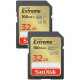 SanDisk Extreme 32GB SDHC Memory Card + 1 year RescuePRO Deluxe up to 100MB/s & 60MB/s Read/Write speeds, UHS-I, Class 10, U3, V30 - Twin-pack, EAN: 619659188917