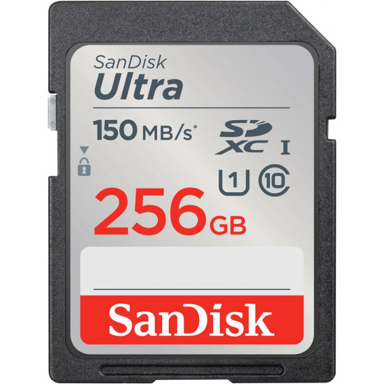 SanDisk Ultra 256GB SDXC Memory Card 150MB/s, EAN: 619659200237