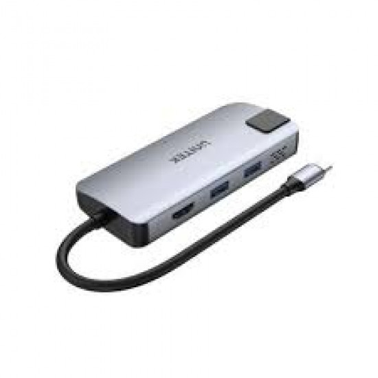 UNITEK HUB USB-A 1XUSB-A 5 GBPS, 3XUSB-A 2.0 ALU