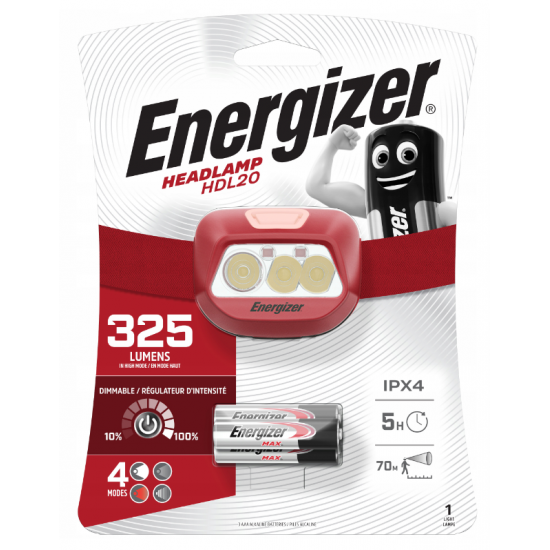 LATARKA ENERGIZER HEADLIGHT HDL20 3AAA 325 lm