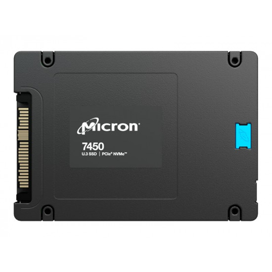 Dysk SSD Micron 7450 PRO 1.92TB U.3 (15mm) NVMe Gen4 MTFDKCC1T9TFR-1BC1ZABYYT (DWPD 1) Tray