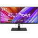 ASUS ProArt PA34VCNV computer monitor 86.6 cm (34.1") 3440 x 1440 pixels UltraWide Quad HD LCD Black