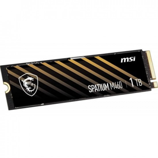 MSI SPATIUM M460 PCIe 4.0 NVMe M.2 1 TB PCI Express 4.0 3D NAND