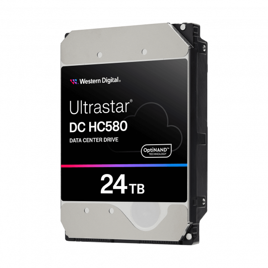 Dysk serwerowy HDD Western Digital Ultrastar HC580 WUH722424ALE6L4 (24 TB 3,5" SATA)