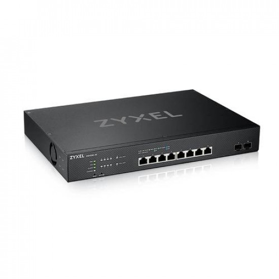 ZYXEL XS1930-10, 8-PORT MULTI-GIGABIT SMART MANAGED SWITCH WITH 2 SFP+ UPLINK, HYBRID MODE, STANDALONE OR NEBULAFLEX CLOUD