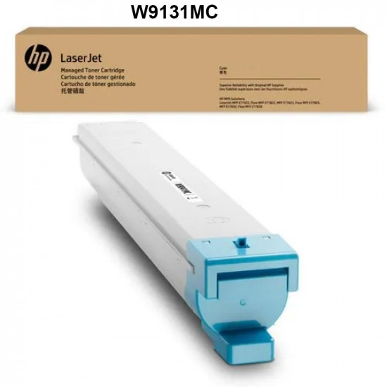 HP W9131MC Cyan Managed LaserJet Toner Cartridge