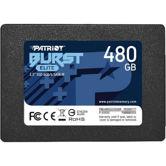 PATRIOT Burst Elite 480GB SATA 3 2.5inch SSD