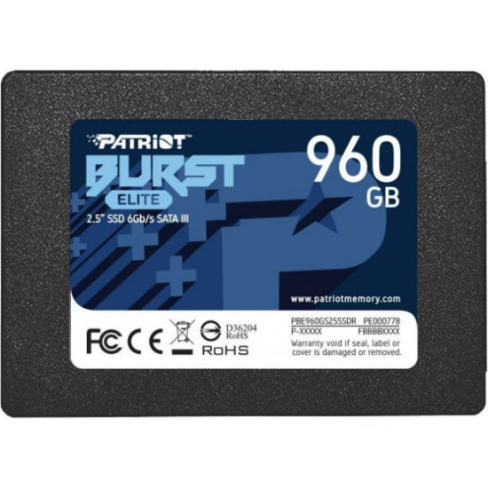 PATRIOT Burst Elite 960GB SATA 3 2.5inch SSD