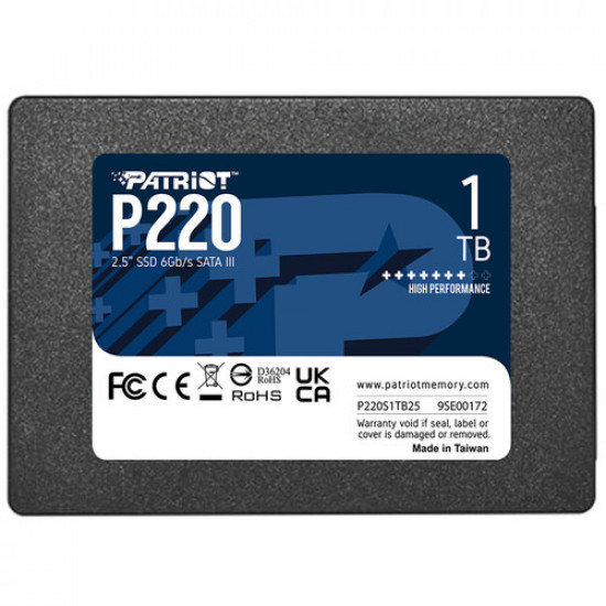 Patriot SSD P220 1TB SATA3 2,5