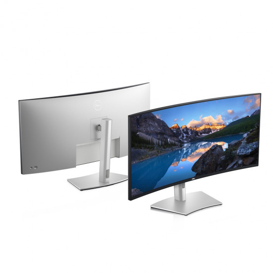 DELL UltraSharp U4021QW LED display 100.8 cm (39.7) 5120 x 2160 pixels 4K DCI LCD Silver