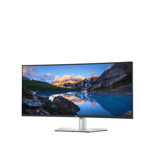 DELL UltraSharp U3824DW LED display 95.2 cm (37.5) 3840 x 1600 pixels Wide Quad HD+ LCD Black, Silver