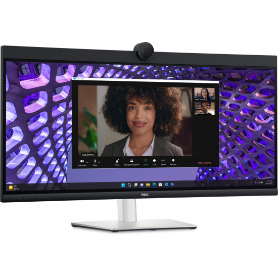 DELL P Series P3424WEB computer monitor 86.7 cm (34.1) 3440 x 1440 pixels 4K Ultra HD LCD Black