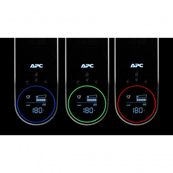 APC Back-UPS Pro Tower 2200VA 1320W 4xSchuko 2xIEC C13 Ausgänge RGB Beleuchtung