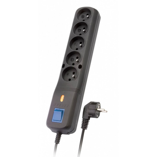 Surge protector LV-530W 1,5M BLACK