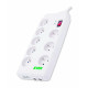 Surge protector Home 2m 8 outlets