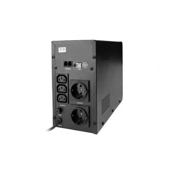 UPS 1500VA LINE-IN 3X IEC 230V OUT, USB, RJ11