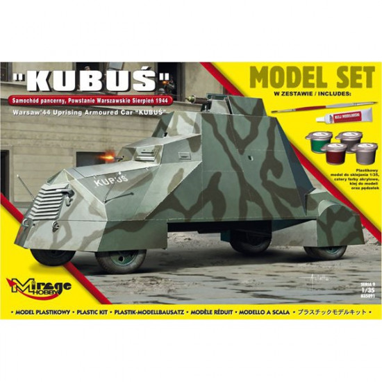 Armored car Kubuś set