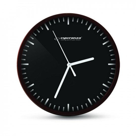 WALL CLOCK BUDAPEST BLACK