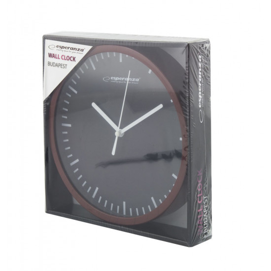 WALL CLOCK BUDAPEST BLACK