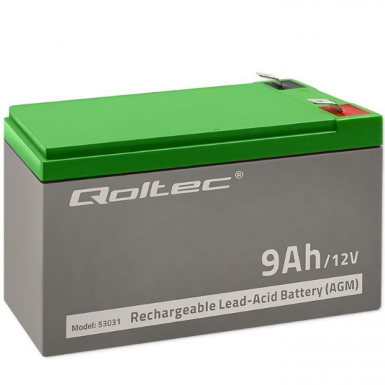 Gel battery | 12V | 9Ah | Max.90A | AGM