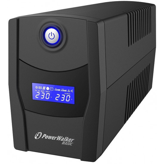 UPS line-interactive 800VA STL FR 2x PL 230V, USB, RJ11/45 In/Out