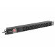 Surge protector Rack PDU 19 inch 1U 10A 10X IEC C13 2m C14 black