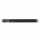 Surge protector Rack PDU 19 inch 1U 10A 10X IEC C13 2m C14 black