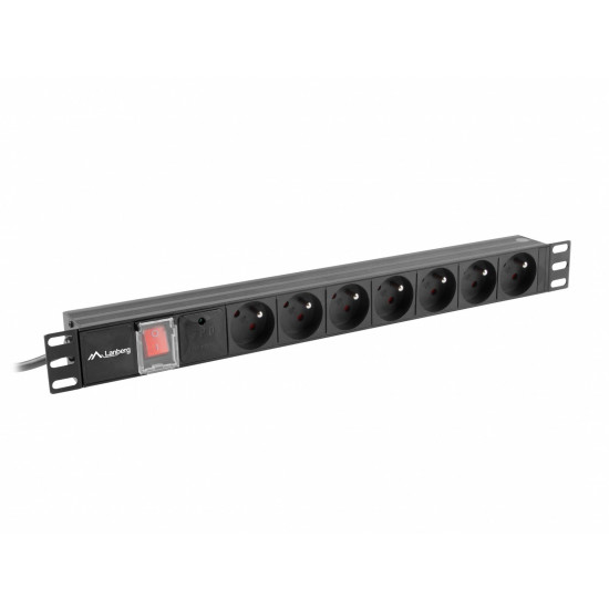 Surge protector Rack PDU 19 1U 10A 7X 230V PL 2m black C14