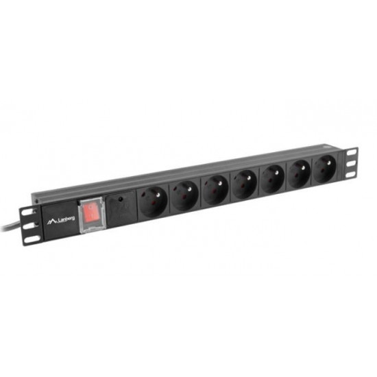 Surge protector Rack PDU 19 1U 16A 7X 230V PL 2m black