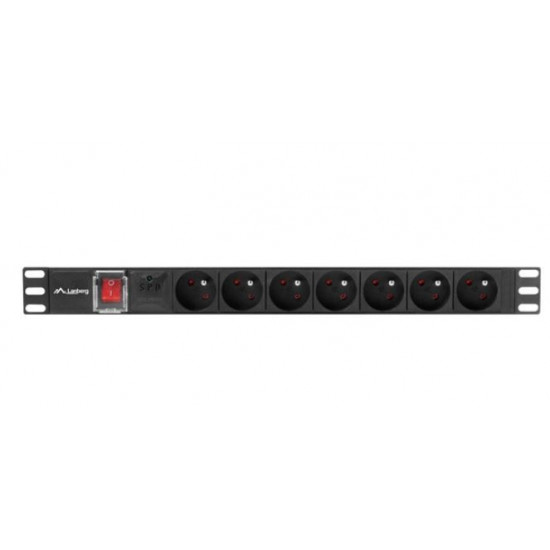 Surge protector Rack PDU 19 1U 16A 7X 230V PL 2m black