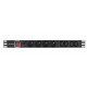 Surge protector Rack PDU 1U 4x PL + 4x C13 2m 16A black