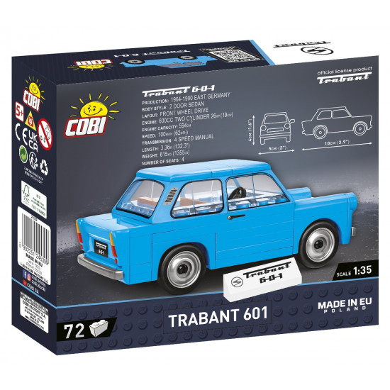 Blocks 72 elements Trabant 601